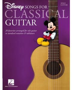 Disney Songs for Classical Guitar Standard Notation & Tab