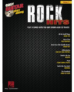 Rock Hits Easy Guitar Playalong Volume 3 BK/CD