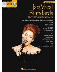 Jazz Vocal Standards Featuring Judy Niemack Pro Vocal Womens Volume 18 BK/CD