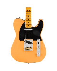Fender American Ultra Luxe Vintage '50s Telecaster Electric Guitar, Maple Fingerboard in Butterscotch Blonde