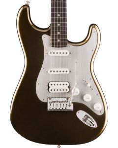 Fender American Ultra II Stratocaster HSS, Ebony Fingerboard in Texas Tea