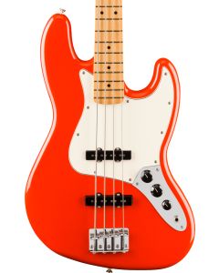 Fender Player II Jazz Bass, Maple Fingerboard in Coral Red