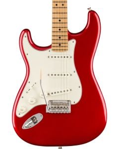 Fender Player Stratocaster Left Handed, Maple Fingerboard in Candy Apple Red
