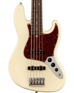 Fender American Professional II Jazz Bass V, Rosewood Fingerboard in Olympic White