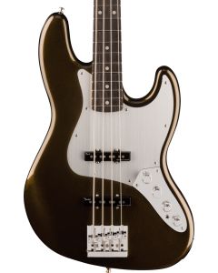 Fender American Ultra II Jazz Bass, Ebony Fingerboard in Texas Tea