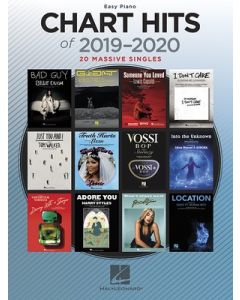 CHART HITS OF 2019-2020 EASY PIANO EUROPEAN EDITION