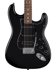Fender Standard Stratocaster HSS, Laurel Fingerboard in Black Pickguard in Black