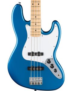 Fender Standard Jazz Bass, Maple Fingerboard, White Pickguard in Aqua Marine Metallic