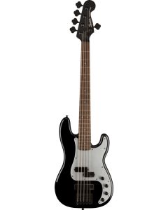 Squier Contemporary Active Precision Bass PH V, Laurel Fingerboard, Silver Anodized Pickguard in Black