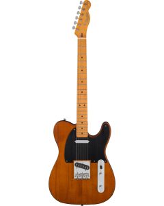 Squier 40th Anniversary Telecaster, Vintage Edition, Maple Fingerboard, Black Anodized Pickguard in Satin Mocha