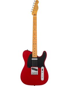 Squier 40th Anniversary Telecaster, Vintage Edition, Maple Fingerboard, Black Anodized Pickguard in Satin Dakota Red