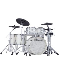 Roland VAD716 V-Drums Acoustic Design Kit in Pearl White