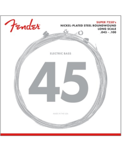 Fender7250ML Nickel Plated Bass Strings Long Scale .045-.100 Gauge