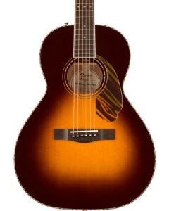 Fender PS220E Parlor, Ovangkol Fingerboard in 3 Color Vintage Sunburst