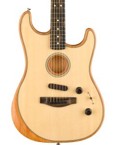 Fender American Acoustasonic Stratocaster, Ebony Fingerboard in Natural