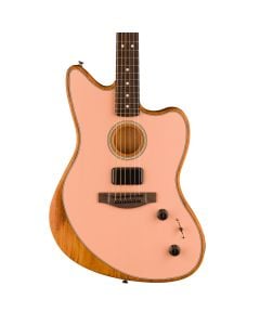 Fender Acoustasonic Player Jazzmaster in Shell Pink