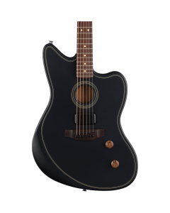 Fender Acoustasonic Standard Jazzmaster, Rosewood Fingerboard in Black