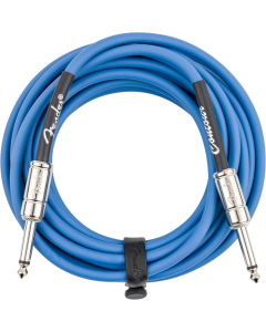 Fender Contour 18.6' Instrument Cable in Lake Placid Blue