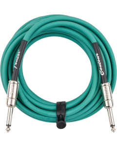 Fender Contour 18.6' Instrument Cable in Sherwood Green
