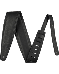 Fender 3.5" Premium Leather Strap in Black