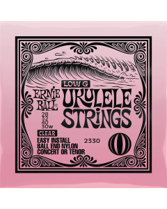 Ernie Ball Ukulele Ball End Nylon Strings Clear