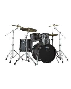 YAMAHA LIVE CUSTOM HYBRID OAK DRUM KIT IN EURO SIZES UZU CHARCOAL SUNBURST 1