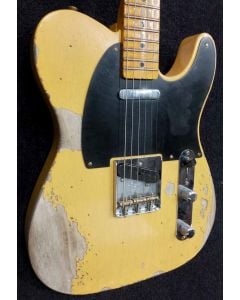 Fender Custom Shop 1950 Double Esquire Heavy Relic 1-Piece Rift Sawn Neck in Aged Nocaster Blonde