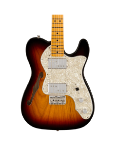 Fender American Vintage II 1972 Telecaster Thinline, Maple Fingerboard in 3-Color Sunburst