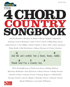The 4 Chord Country Songbook Strum & Sing