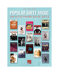 Popular Sheet Music 30 Hits from 2010-2013 PVG