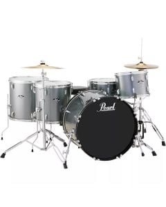 Pearl Roadshow PDRS525SCC706 5 Piece Drum Set in Charcoal Metallic