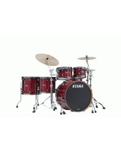 TAMA Starclassic Performer 5-piece Shell Pack (22" BD) in Crimson Red Waterfall - MBS52RZBNS