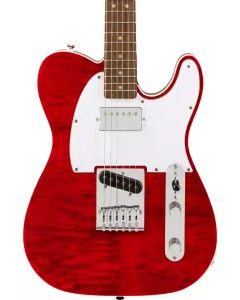 Squier Affinity Series Telecaster FMT SH in Crimson Red Transparent