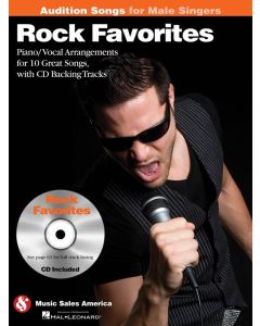 Rock Favorites Audition Songs For Male Singers BK/CD