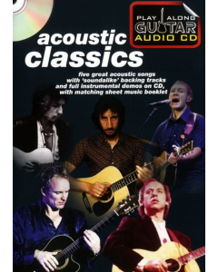 Play Along Guitar Acoustic Classics Book & CD 