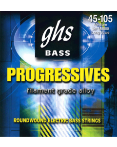 GHS M8000 Bass Progressives Guitar Strings 45-105 Gauge