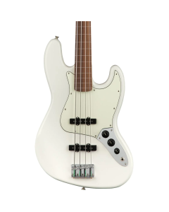 Fender Player Jazz Bass Fretless, Pau Ferro Fingerboard in Polar White
