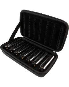 Hohner Bluesband Seven Piece Harmonica Set with Carry Case