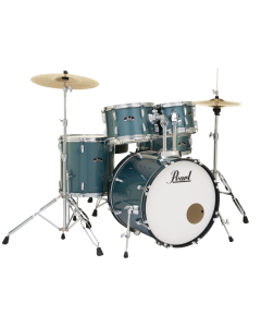 Pearl Roadshow 5 Piece Fusion Drum Kit in Aqua Blue Glitter