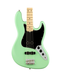 Fender American Performer Jazz Bass, Maple Fingerboard in Satin Surf Green