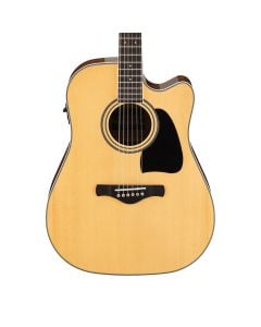Ibanez AW70ECE Artwood Solid Acoustic Electric Guitar in Natural High Gloss