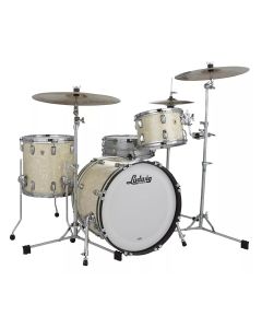 Ludwig Classic Maple 3 Piece Drum Kit in Vintage White Marine