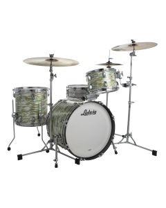 Ludwig Classic Maple FAB 3 Piece Drum Kit in Blue Olive Oyster