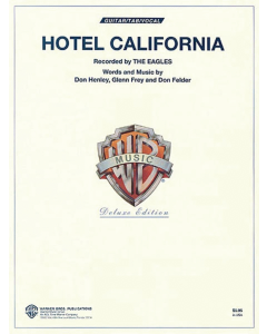 Hotel California Guitar Tab & Vocal Single Sheet