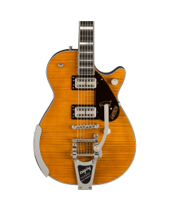 Gretsch G6134TFM-NH Nigel Hendroff Signature Penguin Electric Guitar in Amber Flame