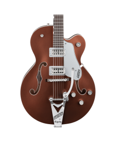 Gretsch G6118T Players Edition Anniversary™ Hollow Body with String Thru Bigsby in Two Tone Copper Metallic/Sahara Metallic