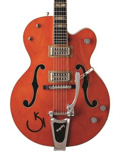 Gretsch G6120RHH Reverend Horton Heat Signature Hollow Body with Bigsby in Orange Stain Lacquer