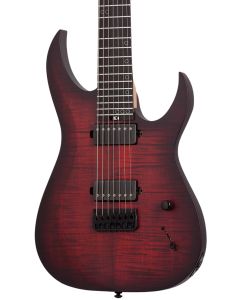 Schecter Sunset-7 Extreme in Scarlet Burst + FREE Pedal Board and Accessory Pack Valued at Over $400 RRP (via redemption)