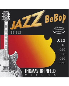Thomastik Jazz BeBop Roundwound Electric Guitar Strings Set Light .012-.050 Gauge