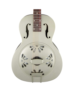 Gretsch G9201 Honey Dipper™ Round Neck Brass Body Resonator Guitar in Weathered Pump House Roof